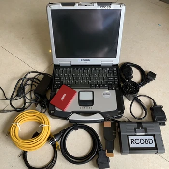 Для BMW ICOM A2 A + B + C 3 в 1 Инструмент Автоматической Диагностики Программатор Инструмент Кодирования Сканер Тестер 1 тб HDD SSD cf30 4G Экспертный Режим